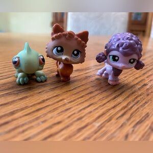 Littlest Pet Shop Lizards and Dogs 97, 1599, 1627